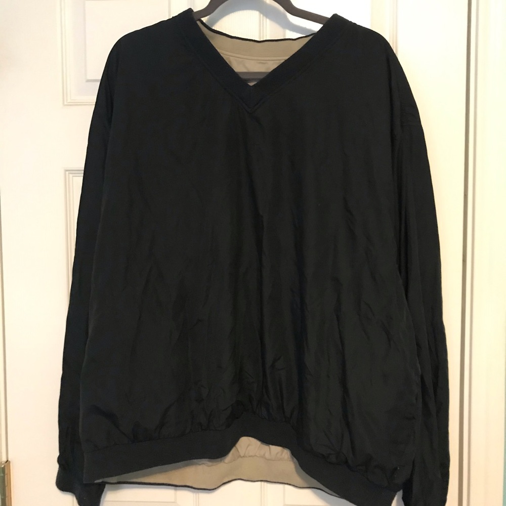 Reversible unisex oversized pullover